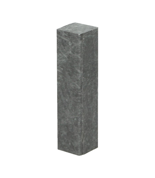 Plinten Hoeken Afwerken voor hoge plint beton donkergrijs
