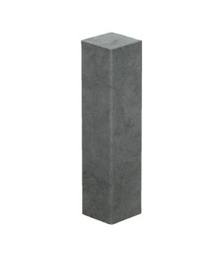 Afwerk blokje voor hoge plint beton grijs 4 stuks