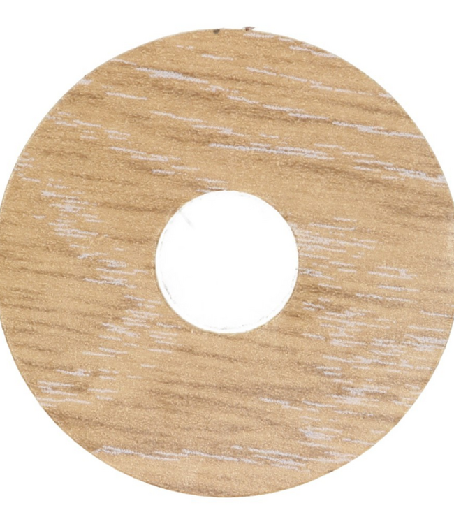 Zelfklevende rozetten eiken wit voor laminaat en PVC vloeren