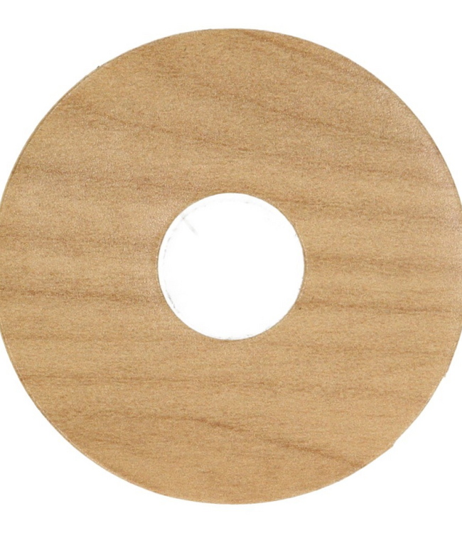 Zelfklevende rozetten ahorn donker voor laminaat en PVC vloeren