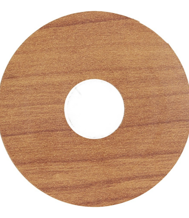 Zelfklevende rozetten kersen donker voor laminaat en PVC vloeren