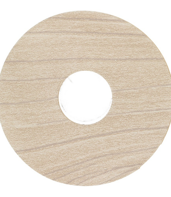 Zelfklevende rozetten witte es voor laminaat en PVC vloeren