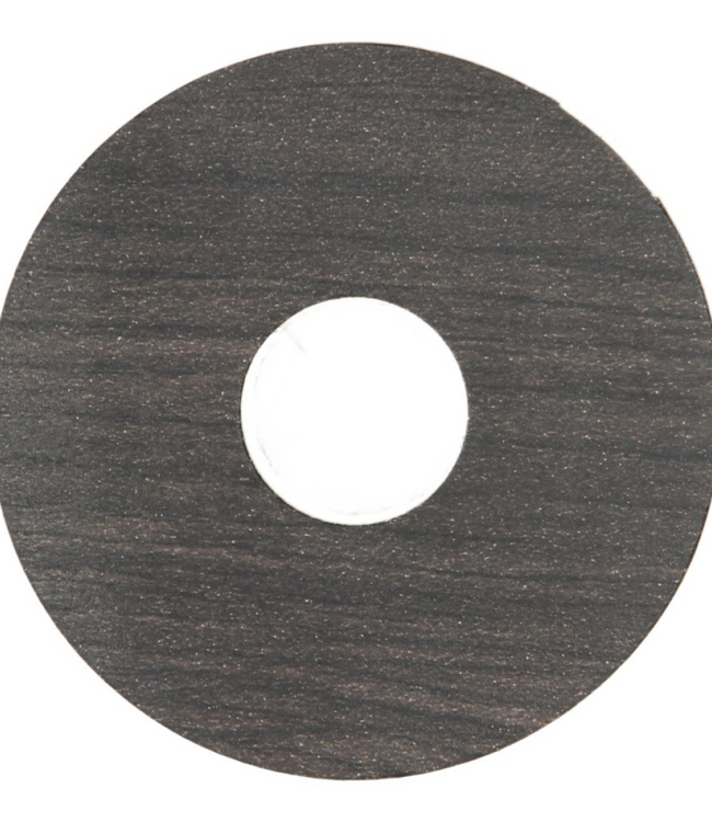 Zelfklevende rozetten wengé zwart voor laminaat en PVC vloeren