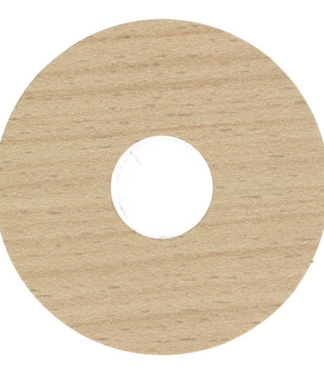 Zelfklevende rozetten new england oak voor laminaat en PVC vloeren