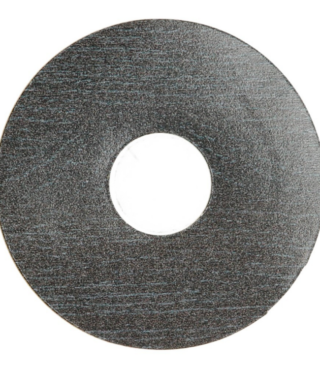 Zelfklevende rozetten zwart geolied voor laminaat en PVC vloeren