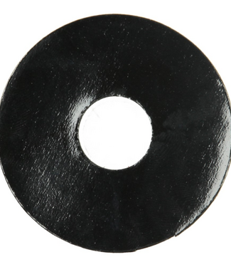 Rozetten zwart hoogglans zelfklevend