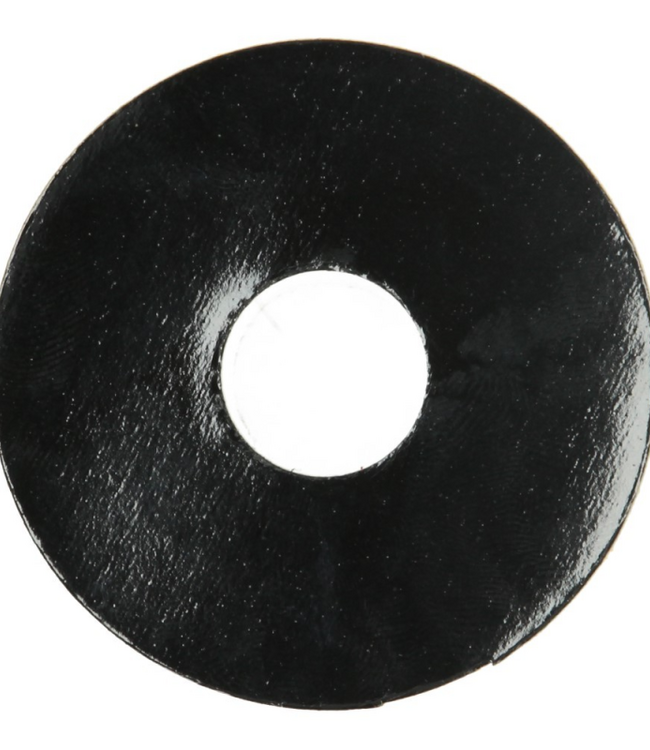 Zelfklevende rozetten zwart hoogglans voor laminaat en PVC vloeren