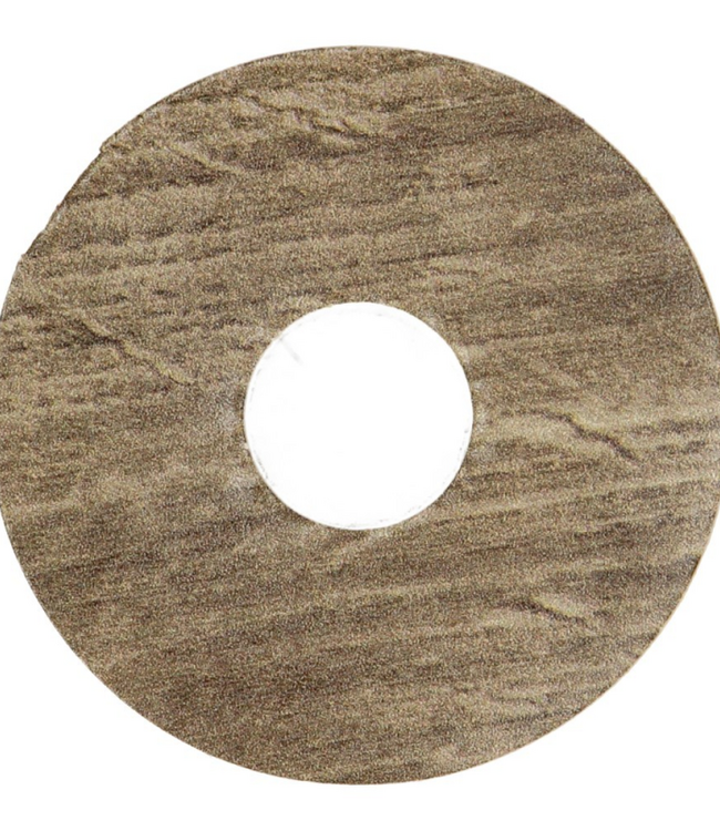 Zelfklevende rozetten modern eiken bruin voor laminaat en PVC vloeren