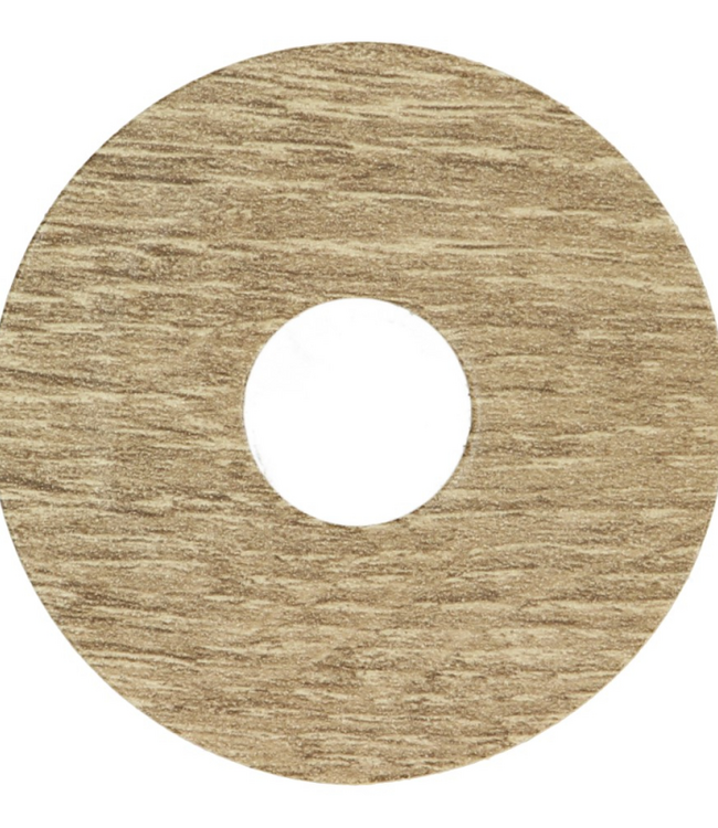 Zelfklevende rozetten licht eiken geolied voor laminaat en PVC vloeren