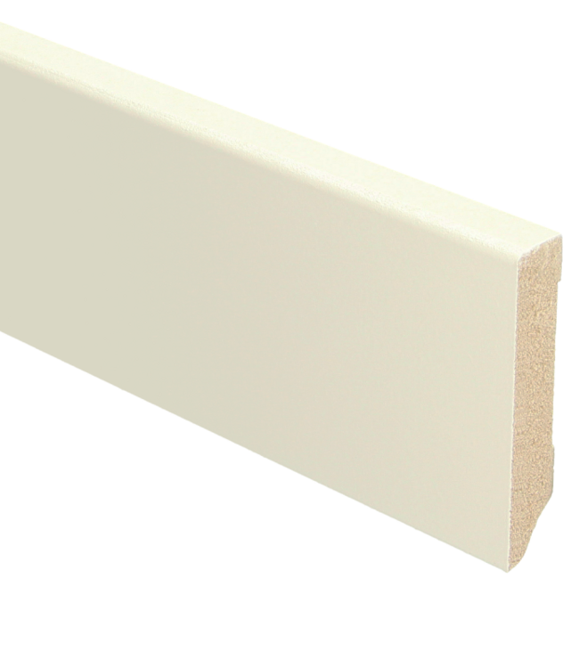 Rechte hoge moderne plint 70x12 voorgelakt katoen