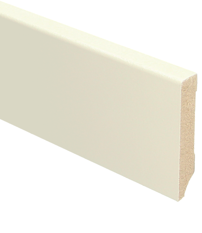 Rechte hoge moderne plint 70x12 voorgelakt katoen