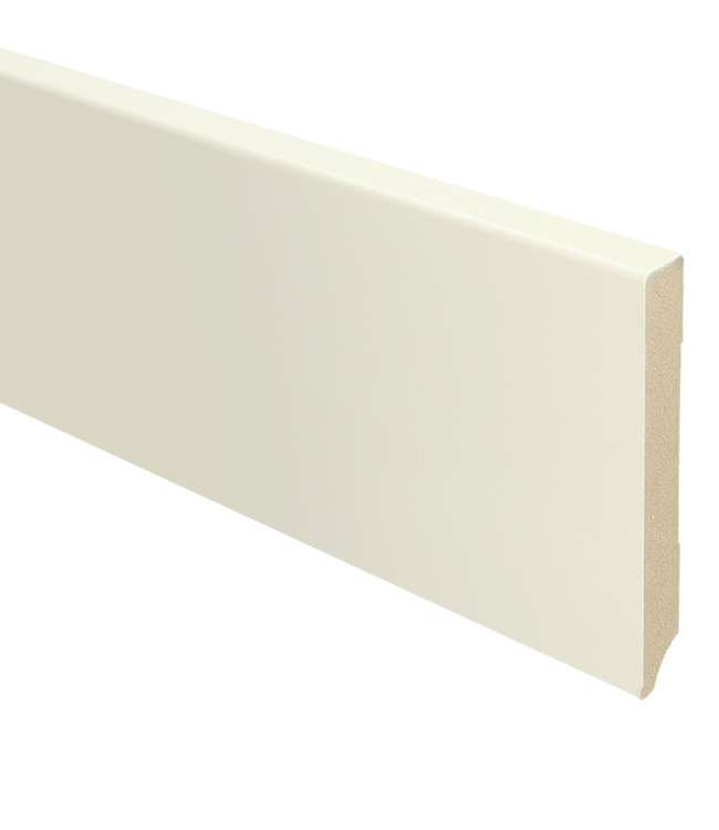 Rechte hoge moderne plint 70x12 voorgelakt katoen