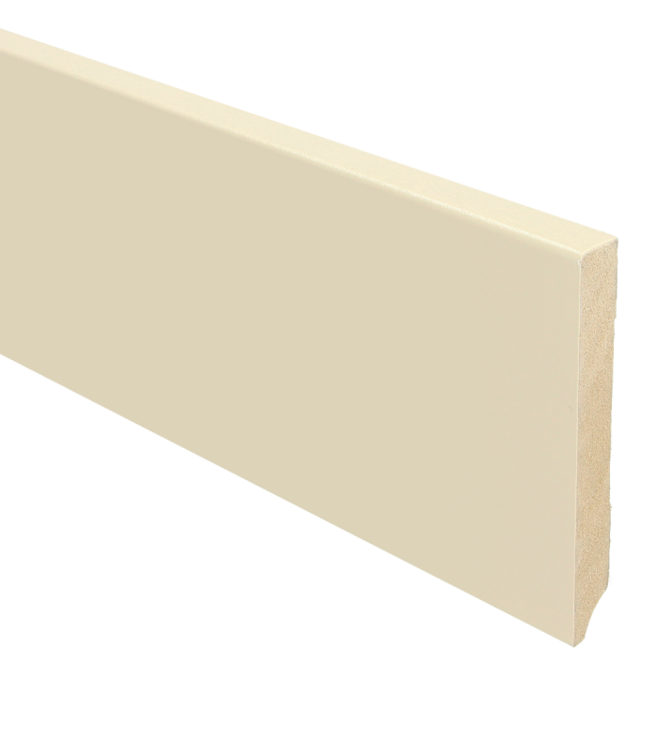 Rechte hoge moderne plint 70x12 voorgelakt tent