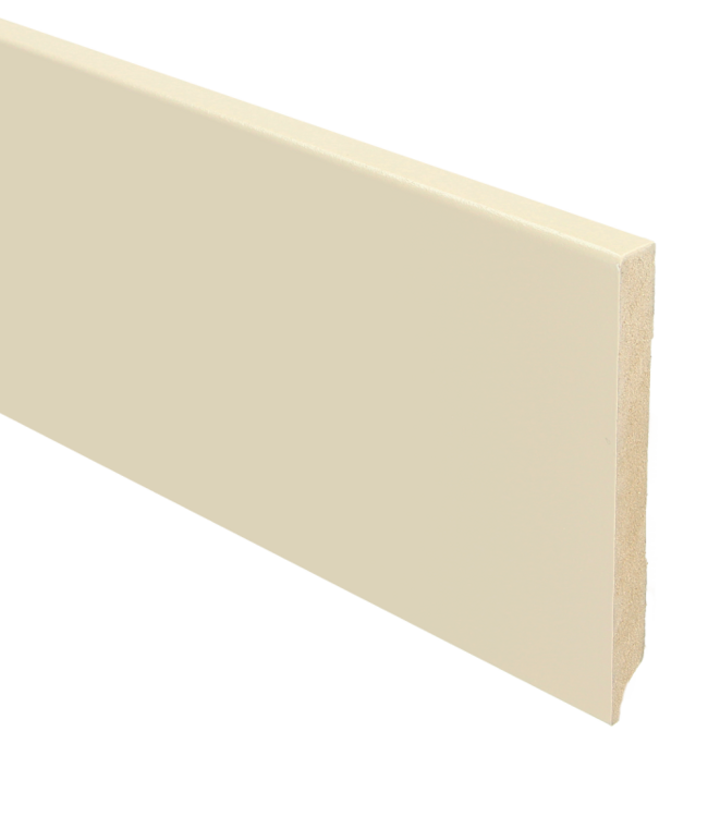 Rechte hoge moderne plint 70x12 voorgelakt tent
