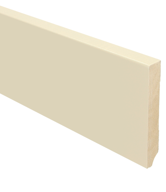 Rechte hoge moderne plint 70x12 voorgelakt tent