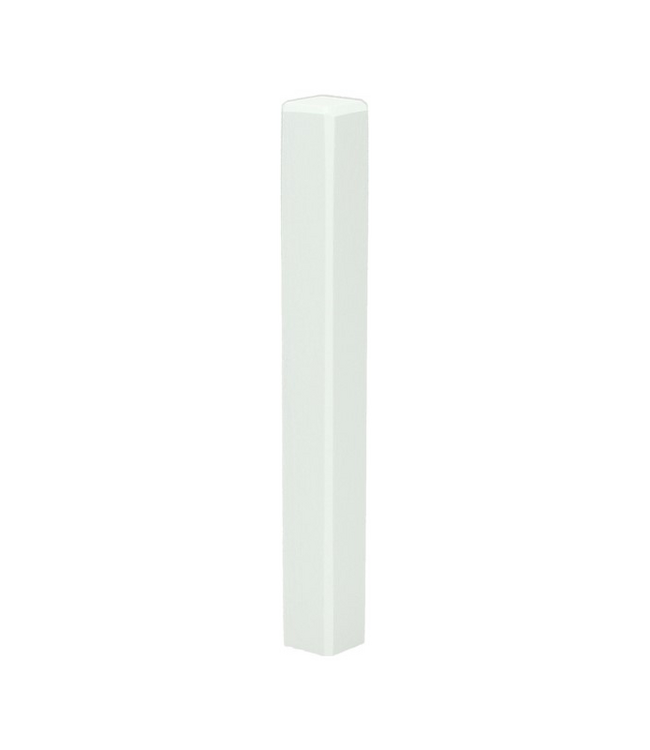 Hoek/ eindstuk voor moderne plint 70x12 wit RAL 9016