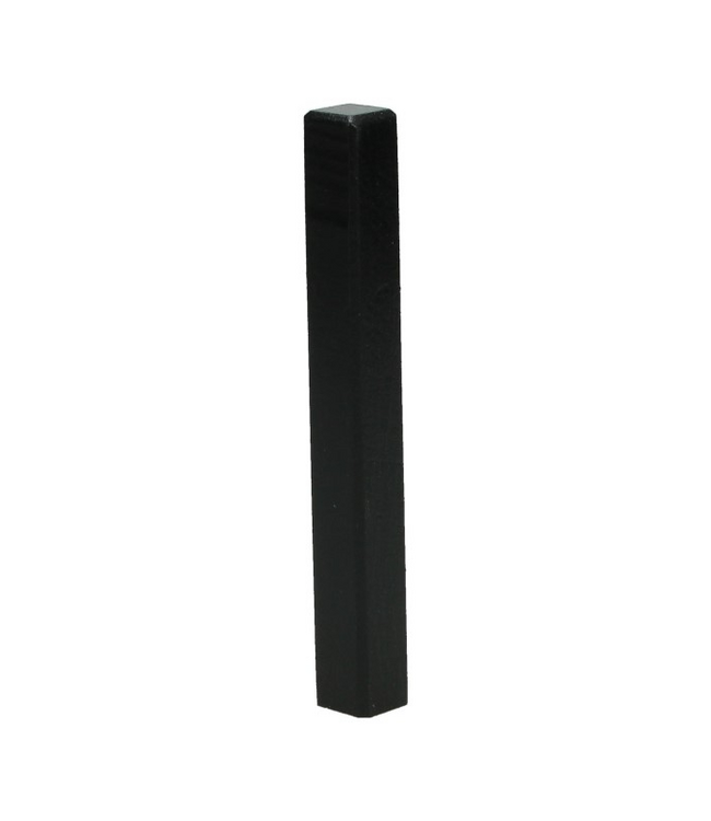 Hoek/eindstuk voor moderne plint 70x12 zwart RAL9005