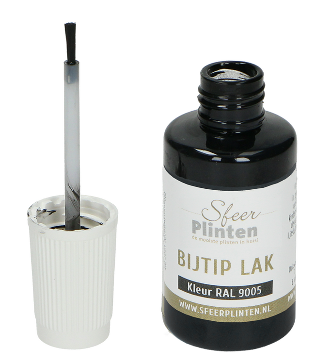 Sfeerplinten bij-tip-lak RAL 9005 - 20 ml
