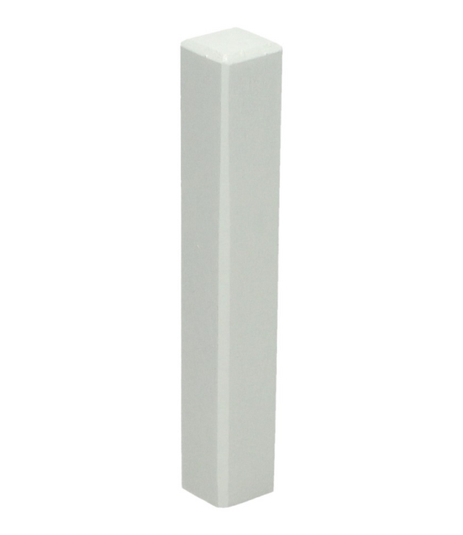 Hoek/eindstuk voor moderne plint 70x12 wit RAL 9010
