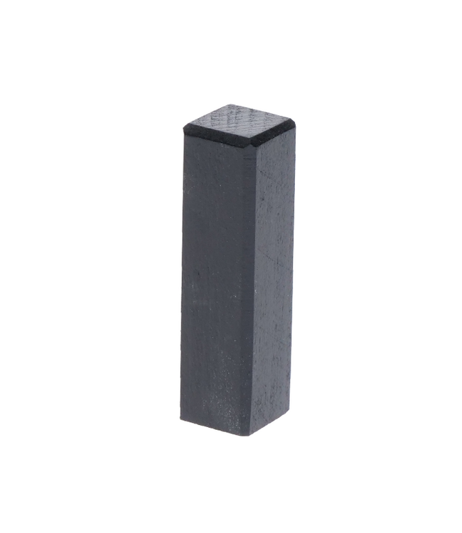 Hoek/eindstuk voor moderne plint 70x18 zwart RAL9005