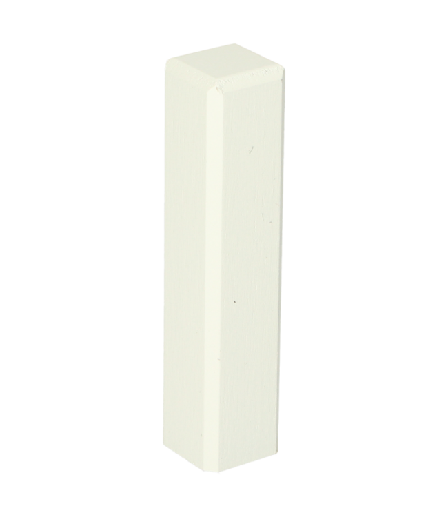 Buitenhoek plint 90x18 wit RAL 9016