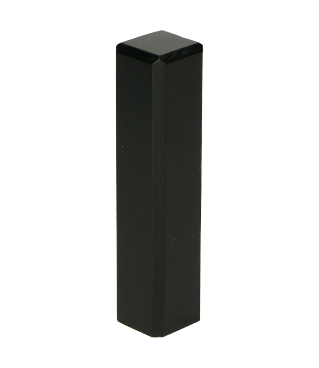 Buitenhoek plint 90x18 zwart RAL 9005