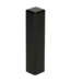 Buitenhoek plint zwart RAL 9005