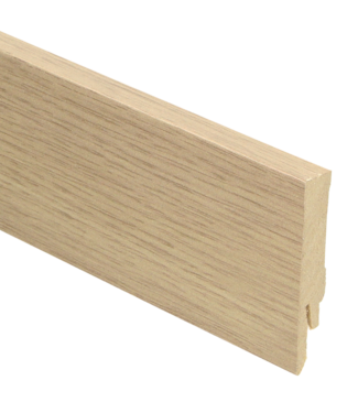 Rechte plint folie decor 256 Licht Eiken