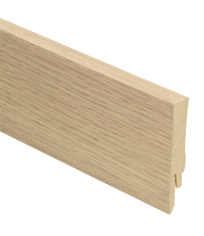 Rechte plint folie 70x14 decor 256 Licht Eiken