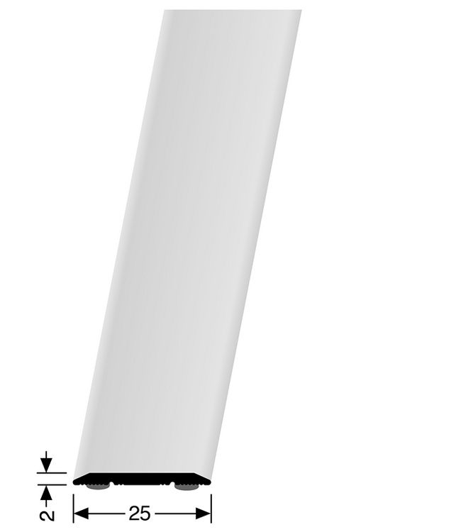 Dilatatieprofiel 442 zelfklevend 25 mm zwart