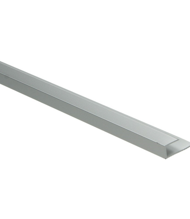 U-profiel 8,1 mm zilver 2,7 meter