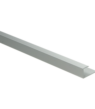 U-profiel 15,6 mm zilver U-profiel 15,6 mm zilver