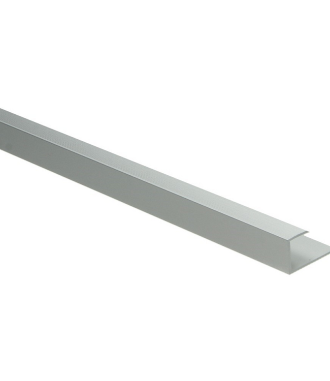 U-profiel 15,6 mm zilver