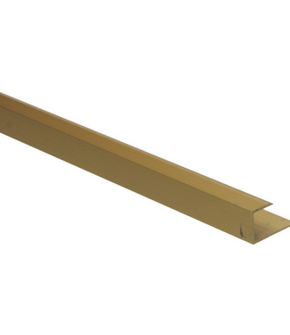 U-profiel 15,6 mm goud U-profiel 15,6 mm goud