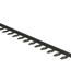 In-egaliseer eindprofiel PVC brons buigb. tot 6mm