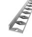 In-egaliseer eindprofiel PVC zilver tot 6mm