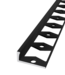 In-egaliseer eindprofiel PVC zwart tot 6mm