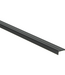 Hoeklijnprofiel zelfklevend zwart 10x24,5mm