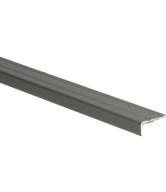 Hoeklijnprofiel zelfklevend RVS geborsteld 10x24,5mm