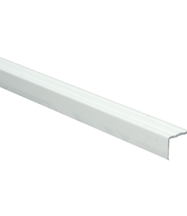Hoeklijnprofiel zelfklevend 20 mm wit