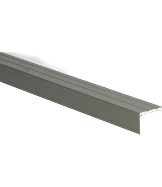 Hoeklijnprofiel zelfkl. RVS geborsteld 17x24,5mm