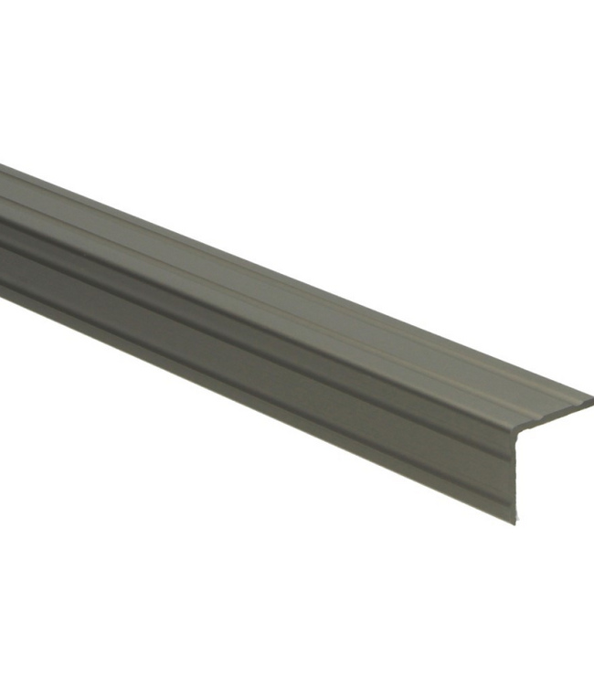 Duo-hoeklijnprofiel zelfklevend RVS 24,5x30mm