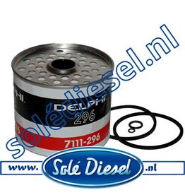 HDF296 | Delphi 7111-296 | Brandstof filter