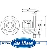 40025107 | Solédiesel onderdeel | Klem koppeling