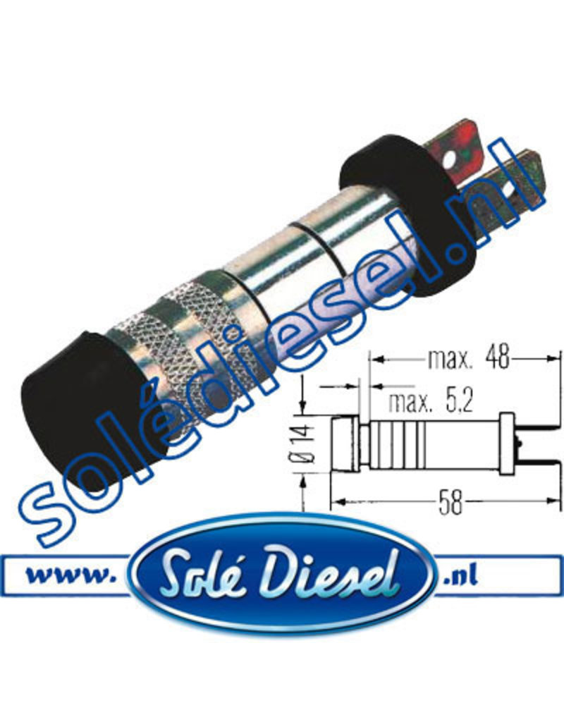 2AA003257021|  parts number |  Warning lamp  Ø 10,5mm  Green