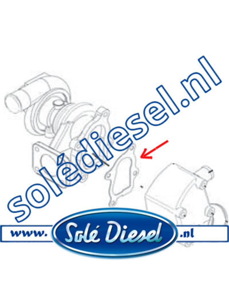 17713016 | Solédiesel onderdeel | Solé uitlaat pakking