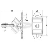 61653001| Solédiesel |Teilenummer | Motorlager 45° Tipo B