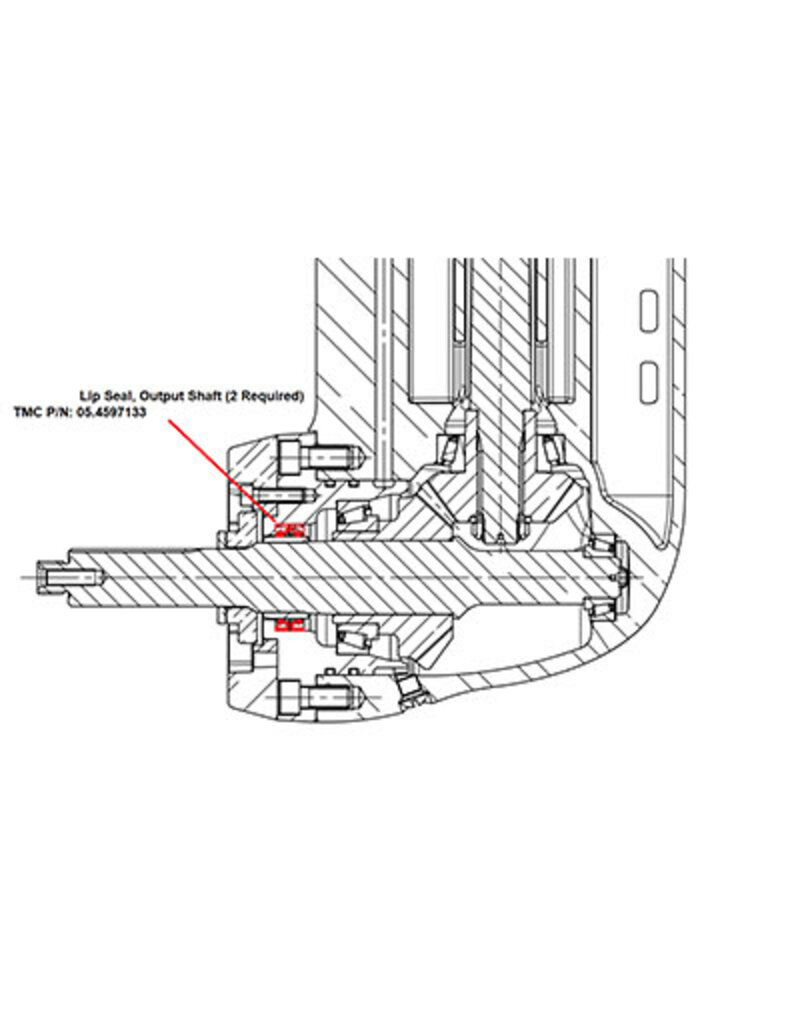 4597133  | onderdeel |  Seal Output Shaft SEAPROP 60