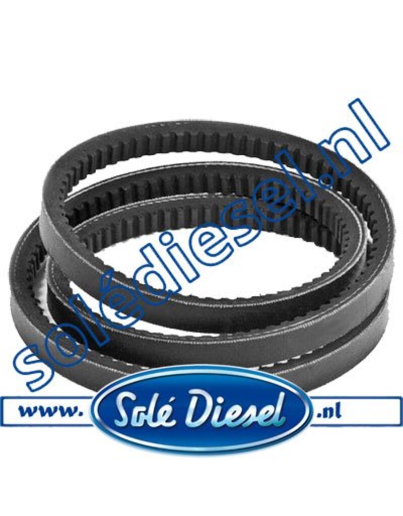 17021028 | Solédiesel | parts number | V-belt  120A Dynamo