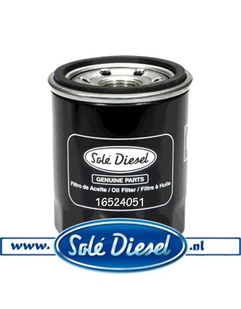 16524051 | Solédiesel | parts number | Oil filter